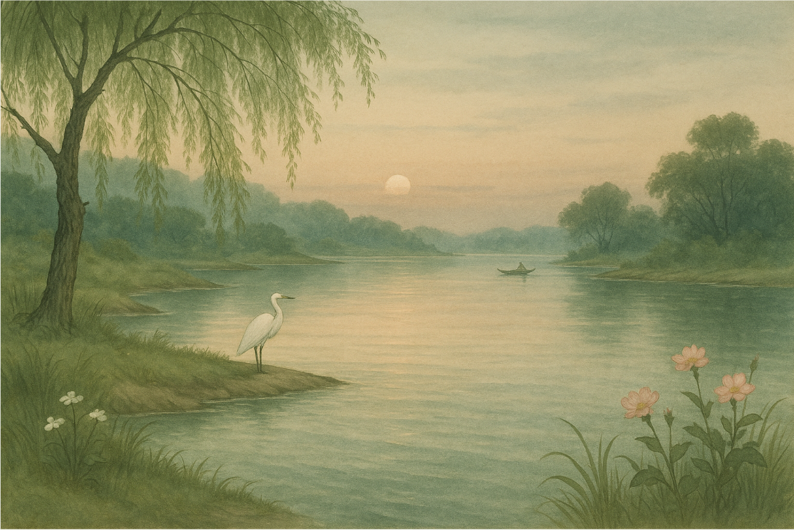 By the River